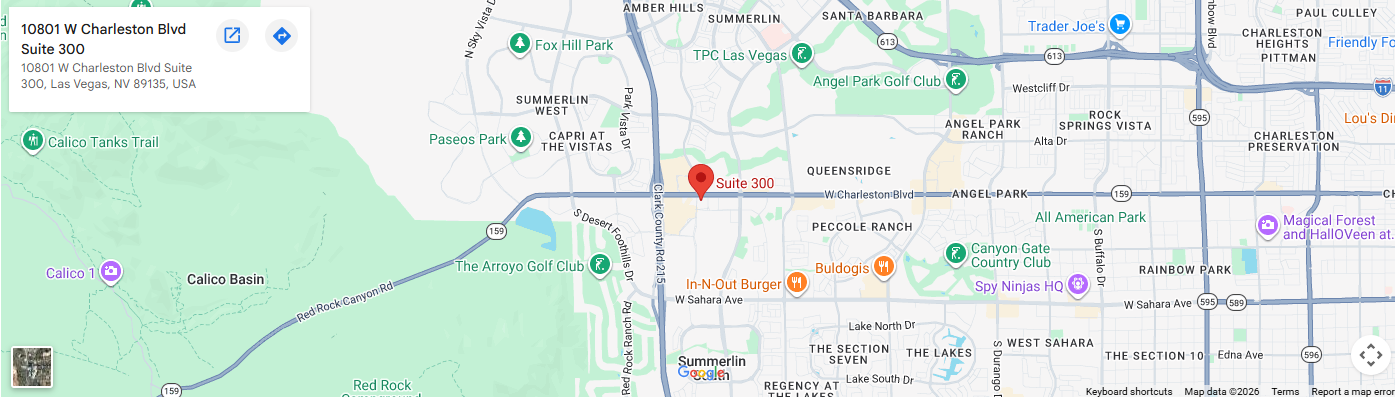 10801 W Charleston Blvd Las Vegas - Google Map