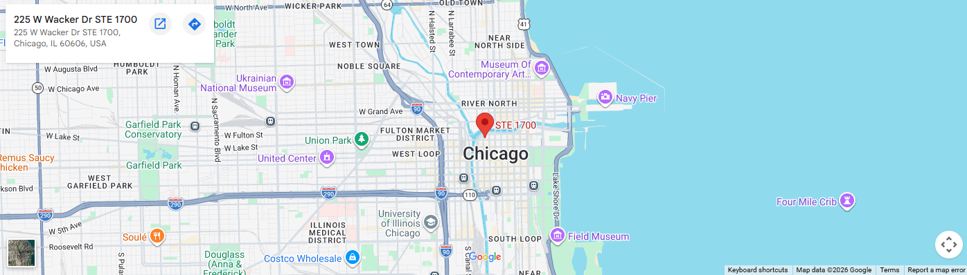 225 W Wacker Drive Chicago - Google Map